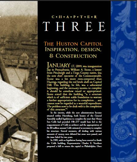 The Huston Capitol Inspiration, design, & Construction